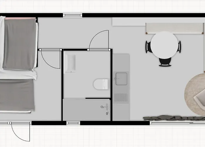 Сasa de vacaciones Ultiem Ontspannen In Luxe En Design Ingericht Tiny House Onyx In Bosrijke Omgeving